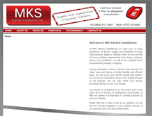 Tablet Screenshot of mkskitchens.co.uk